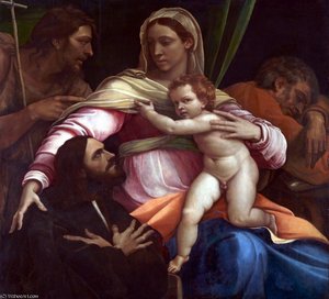 The Madonna And Child With Saints And A Donor — Sebastiano Del Piombo