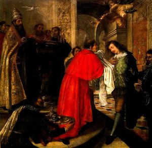 El Bautizo De San Jerónimo — Juan De Valdés Leal