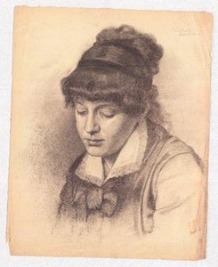Portrait Of Young Woman — Theodore Clement Steele