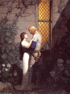 Tristram^isolde; In The Garden — N.c. Wyeth