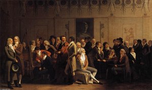 Meeting Of Artists In Isabey's Studio — Louis Léopold Boilly