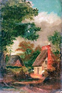 Landscape With A Cottage — Joseph Clover