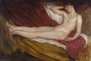 Reclining Nude — Brian Hatton