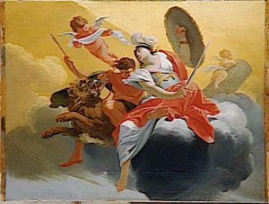 Allegorie De La Force — Simon Vouet