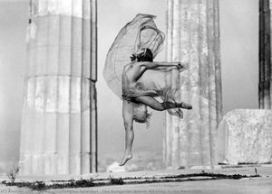The Hungarian Dancer Nikolska In The Parthenon — Elli Sougioultzoglou-seraidari