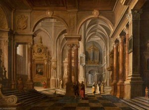 An Imaginary Church Interior — Bartholomeus Corneliszoon Van Bassen