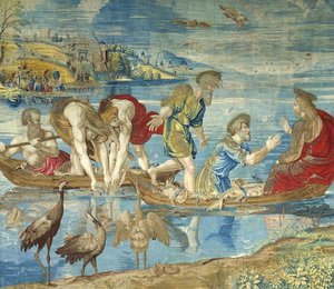 Die Wunderliche Fischzugabe — Raffael