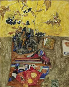 Still Life With Flowers — Egon Schiele