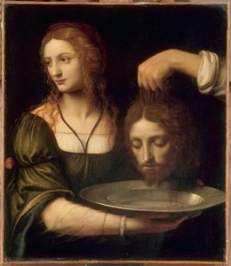 Salomé Recevant La Tête De Saint Jean Baptiste — Bernardino Luini