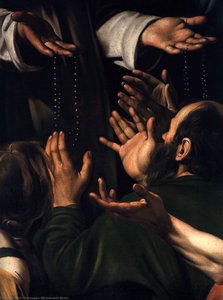 Madona Del Rosario (detalis) — Karavadžas