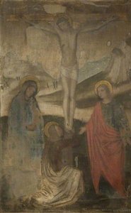 The Crucifixion With The Virgin, Saint John And Mary Magdalen — Ambrogio Da Fossano (ambrogio Bergognone)