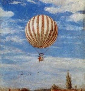 Hot Air Balloon — Pal Merse Szinyei