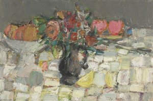 Flowers In A Vase — John Houston