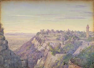 Chittur. Rajputana. Inde. Déc. 1878 — Marianne North