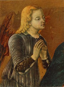 Madonna With Child And Two Angels (detail) — Matteo Di Giovanni