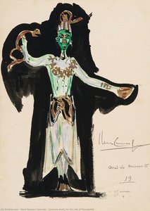 Costume Study For The Role Of Muiraquitã — Iberê Bassani Camargo