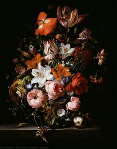 Flowers In A Glass Vase — Rejhel Rajš