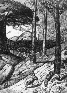 Early Morning (detail) — Samuel Palmer