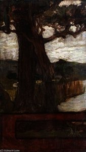 Tree, Idylls Of The King (left Panel) — Dame Laura Knight