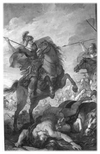 La Bataille De Vouille (histoire De Clovis) — Charles-joseph Natoire
