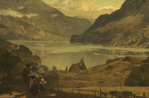 The Lake Of Brienz — Marcus C Stone