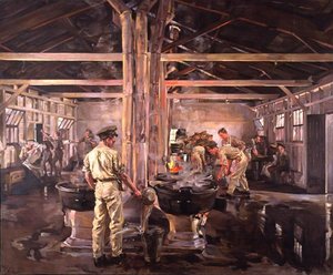 Cookhouse, Witley Camp, 1918 — Anna Airy