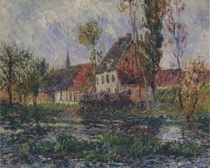 Small Farm By The Eure River — Gustave Loiseau