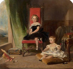 Caithness And William Brodie As Children In A Nursery — James Currie