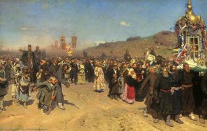 Krestny Khod (processione Religiosa) Nella Gubernija Di Kursk — Ilya Efimovič Repin