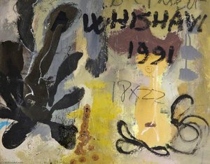 Painting With Lead Pellet (verso) — Anthony Whishaw