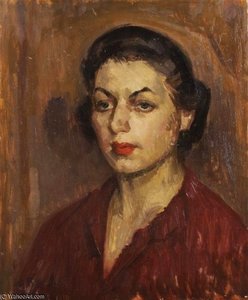 A Pair Of Portraits Depicting Models — Louis Ritman