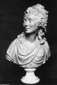 Bust Of The Comtesse De Sabran — Jean-antoine Houdon
