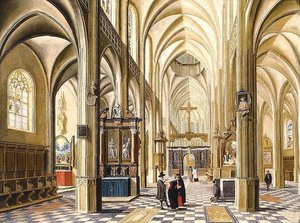 Interior Of A Gothic Cathedral — Bartholomeus Corneliszoon Van Bassen