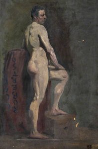 Standing Male Nude — Charles Kay Robertson