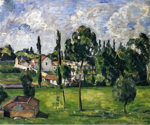 Landskap Med Kanal — Paul Cézanne