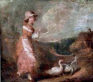 Driving The Geese — William Redmore Bigg