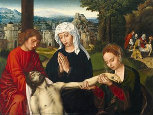 Pietà At The Foot Of The Cross — Ambrosius Benson