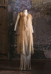 Delphos Dress With Surcoat — ماريانو فورتوني