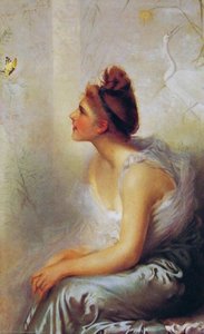 Beauty And The Butterfly — Vittorio Matteo Corcos
