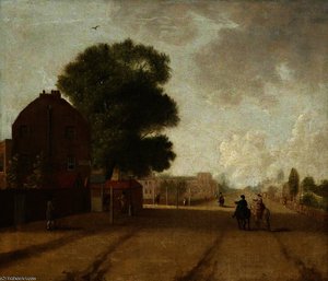 'der Grüne Mann', New Road — Richard Wilson