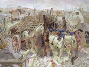 A Cotswold Farm — Gilbert Spencer