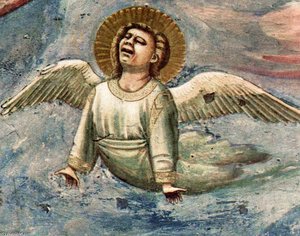 Scenes From The Life Of Christ: 20. Lamentation (detail) (12) — Giotto Di Bondone