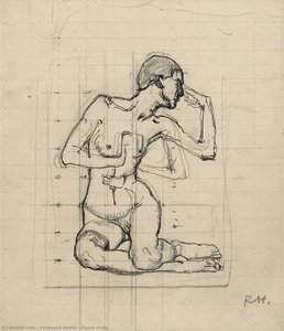 Étude De Trois Figures — Ferdinand Hodler