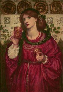 Die Liebende Tasse — Dante Gabriel Rossetti