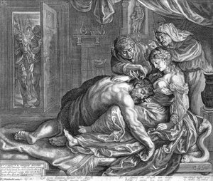 Samson And Delilah — Jacob Matham