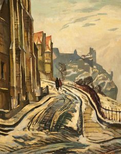 View From The Mound, Edinburgh, Looking West — William Crozier