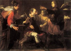Tobias Healing The Blindness Of His Father — Gioacchino Assereto