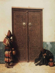 At The Door Of A Mosque — Vasily Vasilevich Vereshchagin