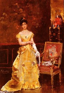 Preparing For The Ball — Alfred Stevens