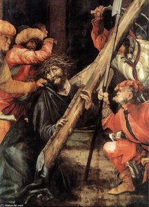 Carrying The Cross (detail) — Matthias Grünewald